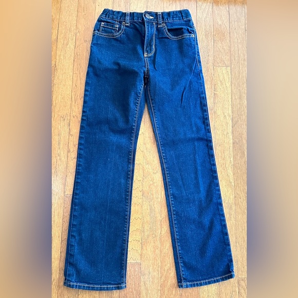 Old Navy Straight Jeans 12 Slim Adjustable Waist - Picture 1 of 8